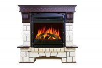 Каминокомплект Dimplex Pierre Luxe с очагом Gannon темный дуб