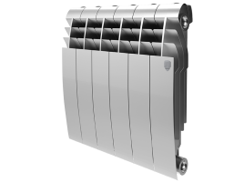Биметаллический радиатор отопления Royal Thermo BiLiner 350 12 секций Silver Satin