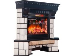 Каминокомплект Interflame Exter угловой под очаг Panoramic 06 25 LED FX QZ