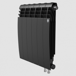 Биметаллический радиатор отопления Royal Thermo BiLiner 500 V 6 секций Noir Sable
