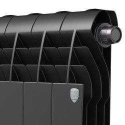 Биметаллический радиатор отопления Royal Thermo BiLiner 500 V 6 секций Noir Sable