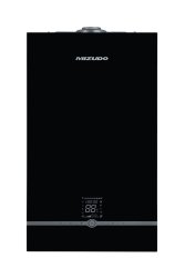 Настенный газовый котел MIZUDO MAESTRO GEM M24Т c шиной OpenTherm стеклянная панель черная