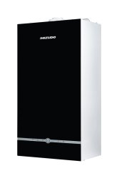 Настенный газовый котел MIZUDO MAESTRO GEM M24Т c шиной OpenTherm стеклянная панель черная