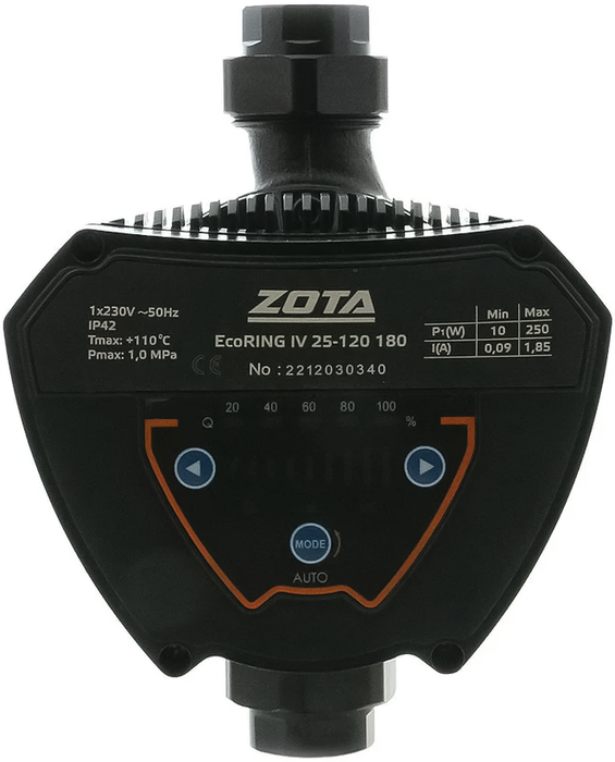 Циркуляционный насос Zota EcoRING IV 25-120 180